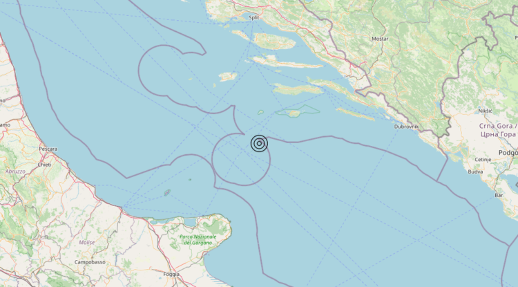 Terremoto Adriatico Centrale (MARE) – Magnitudo 3.2