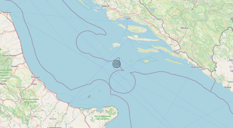 Terremoto Adriatico Centrale (MARE) – Magnitudo 3.1