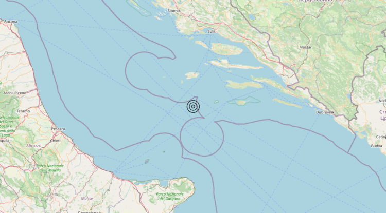 Terremoto Adriatico Centrale (MARE) – Magnitudo 3.0