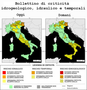 Bollettino di allerta meteo del 23/02/2024