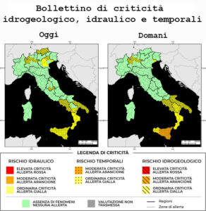 Bollettino di allerta meteo del 24/02/2024