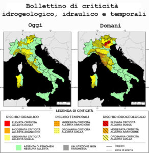 Bollettino di allerta meteo del 26/02/2024