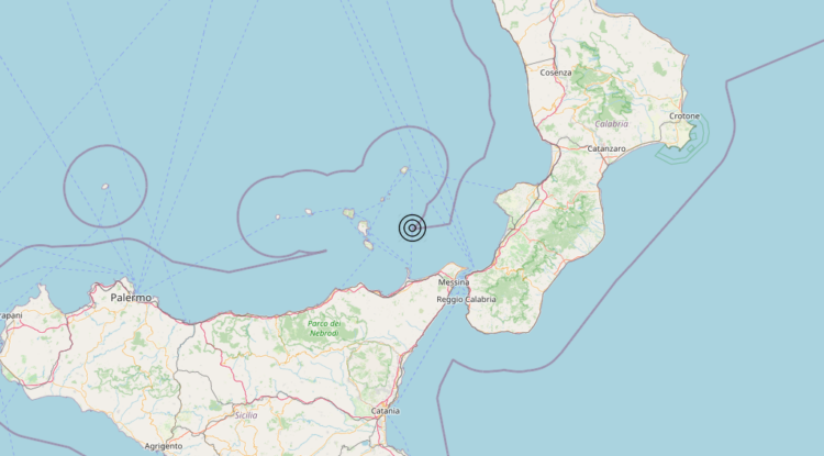 Terremoto Tirreno Meridionale (MARE) – Magnitudo 3.1