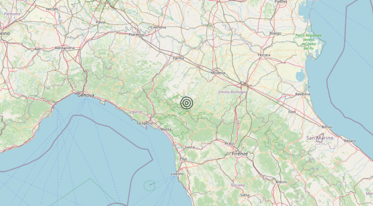 Terremoto 9 km W Frassinoro (MO) – Magnitudo 3.2