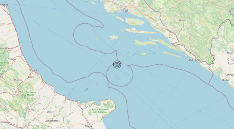 Terremoto Adriatico Centrale (MARE) – Magnitudo 3.1