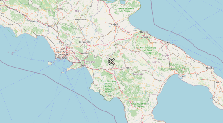 Terremoto 4 km N Ricigliano (SA) – Magnitudo 3.3