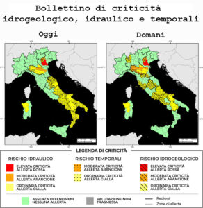 Bollettino di allerta meteo del 01/03/2024