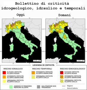 Bollettino di allerta meteo del 31/03/2024