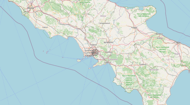 Terremoto Vesuvio – Magnitudo 3.0
