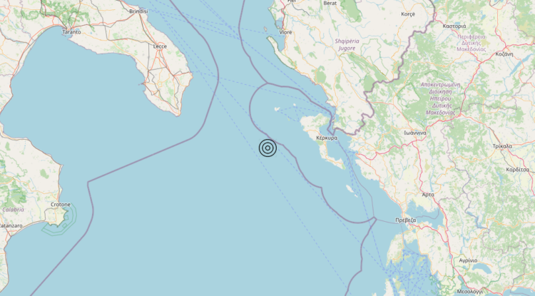 Terremoto Mar Ionio Settentrionale (MARE) – Magnitudo 3.5