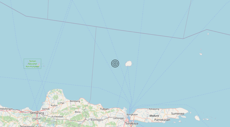 Terremoto Indonesia [Sea] – Magnitudo 6.2