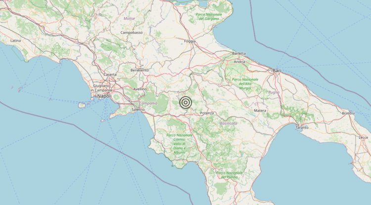 Terremoto 3 km N Ricigliano (SA) – Magnitudo 3.0