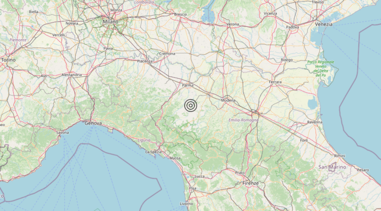 Terremoto 7 km NE Vetto (RE) – Magnitudo 3.0 Terremoto 7 km NE Vetto (RE) – Magnitudo 3.0