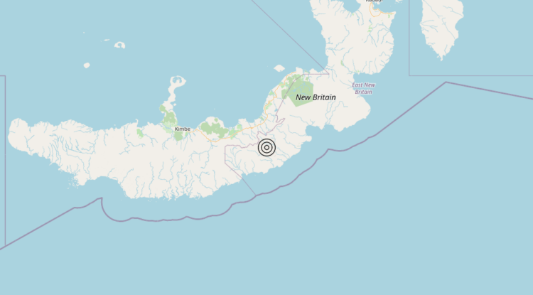Terremoto Papua New Guinea [Land] – Magnitudo 6.4