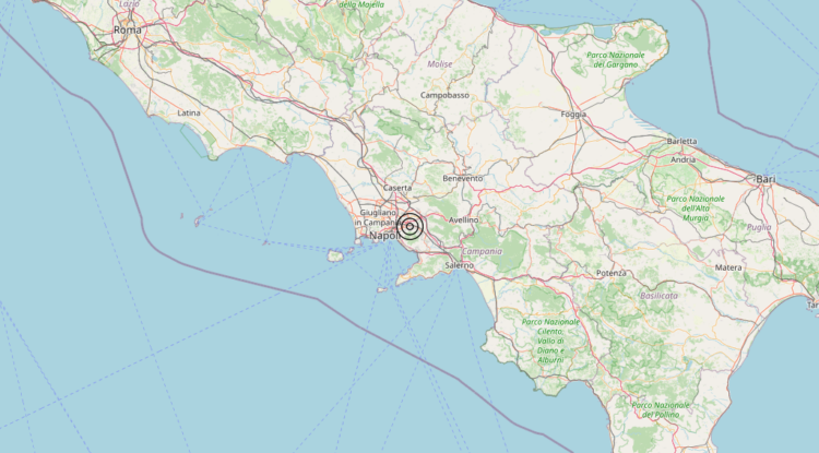 Terremoto Vesuvio – Magnitudo 3.1