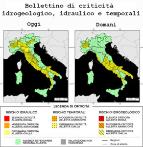 Bollettino di allerta meteo del 02/05/2024
