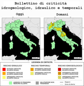 Bollettino di allerta meteo del 06/05/2024