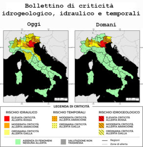 Bollettino di allerta meteo del 16/05/2024