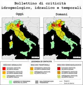 Bollettino di allerta meteo del 20/05/2024