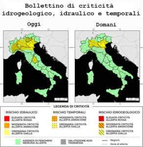Bollettino di allerta meteo del 23/05/2024