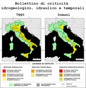 Bollettino di allerta meteo del 25/05/2024