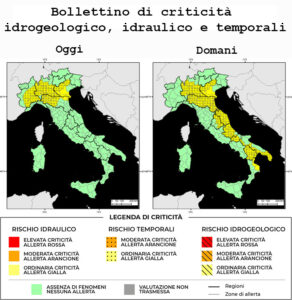 Bollettino di allerta meteo del 27/05/2024