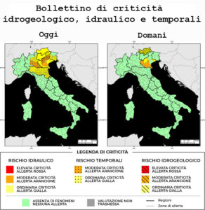 Bollettino di allerta meteo del 31/05/2024