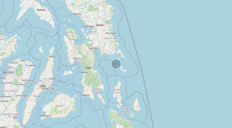 Terremoto Philippines [Sea] – Magnitudo 5.8
