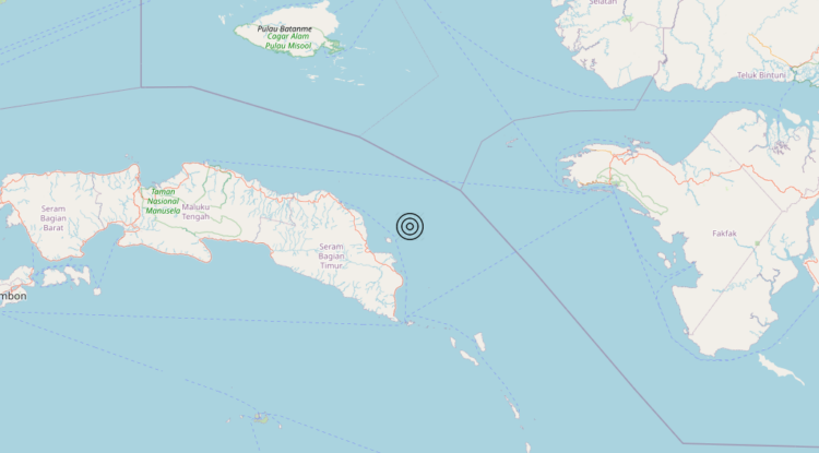 Terremoto Seram, Indonesia [Sea: Indonesia] – Magnitudo 6.1