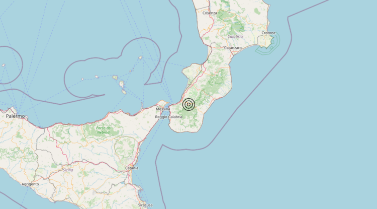 Terremoto 7 km SE Delianuova (RC) – Magnitudo 3.5 Terremoto 7 km SE Delianuova (RC) – Magnitudo 3.5