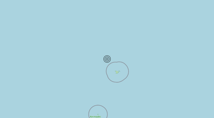 Terremoto Kermadec Islands, New Zealand [Sea: New Zealand] – Magnitudo 5.9