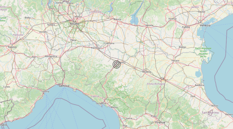 Terremoto 1 km W Sala Baganza (PR) – Magnitudo 3.5