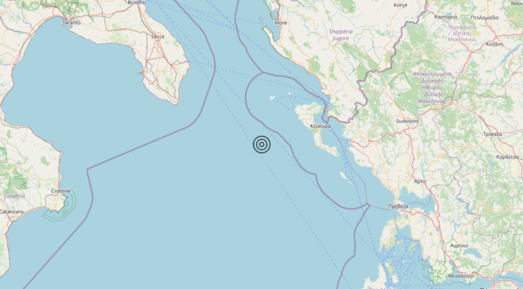 Terremoto Mar Ionio Settentrionale (MARE) – Magnitudo 3.8