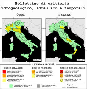 Bollettino di allerta meteo del 04/06/2024