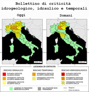 Bollettino di allerta meteo del 09/06/2024