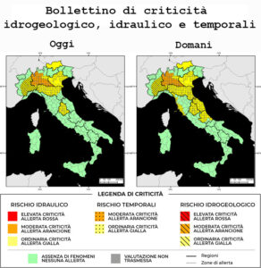 Bollettino di allerta meteo del 12/06/2024