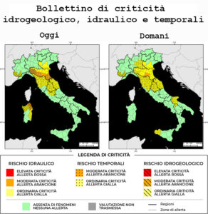 Bollettino di allerta meteo del 24/06/2024