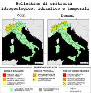 Bollettino di allerta meteo del 29/06/2024