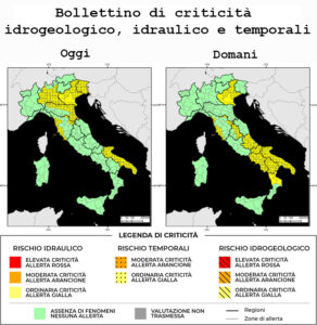 Bollettino di allerta meteo del 01/07/2024