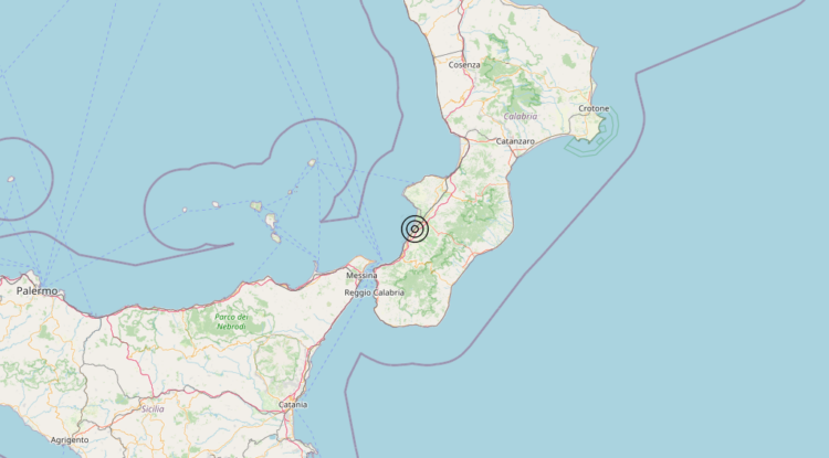 Terremoto 5 km SW Rizziconi (RC) – Magnitudo 3.6