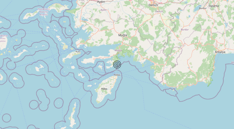 Terremoto Turkey [Sea] – Magnitudo 4.7