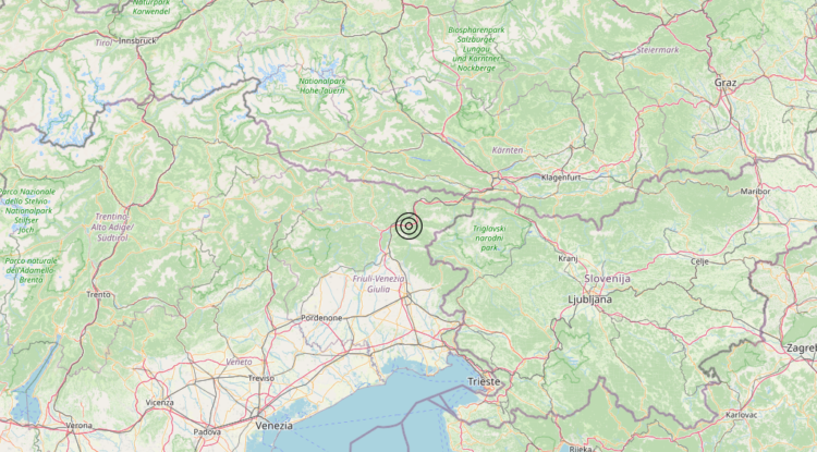 Terremoto 5 km SW Resia (UD) – Magnitudo 3.0
