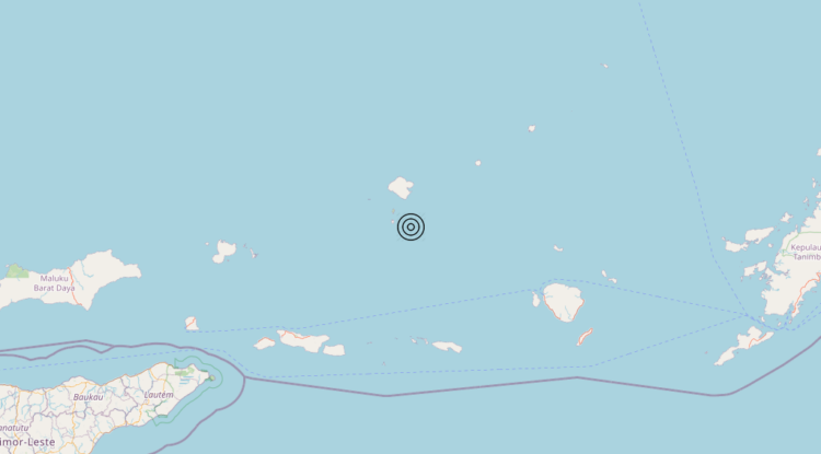 Terremoto Indonesia [Sea] – Magnitudo 5.5