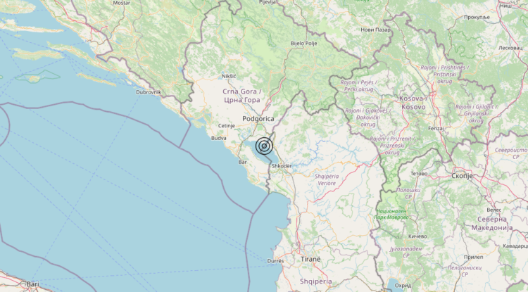 Terremoto Albania [Land] – Magnitudo 3.0