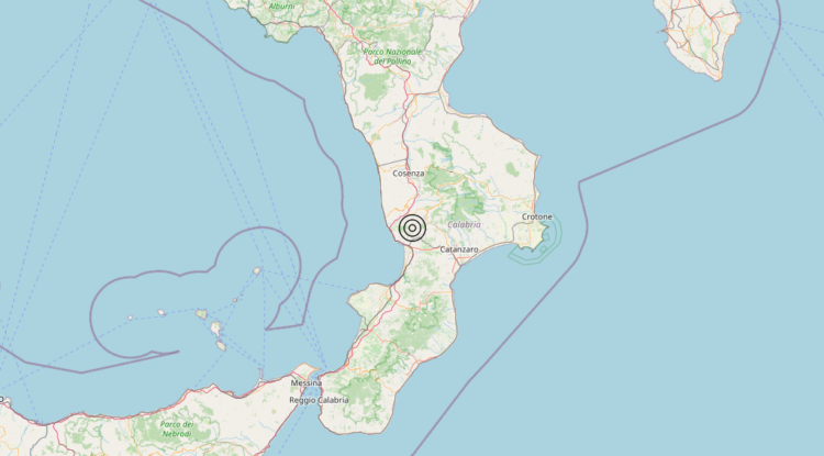 Terremoto 4 km SW Lamezia Terme (CZ) – Magnitudo 3.3