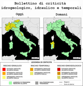 Bollettino di allerta meteo del 14/08/2024