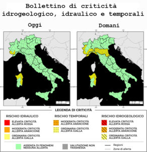 Bollettino di allerta meteo del 15/08/2024