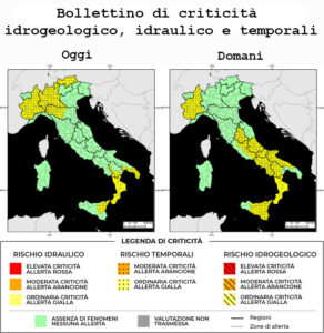Bollettino di allerta meteo del 26/08/2024