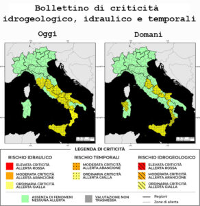 Bollettino di allerta meteo del 27/08/2024