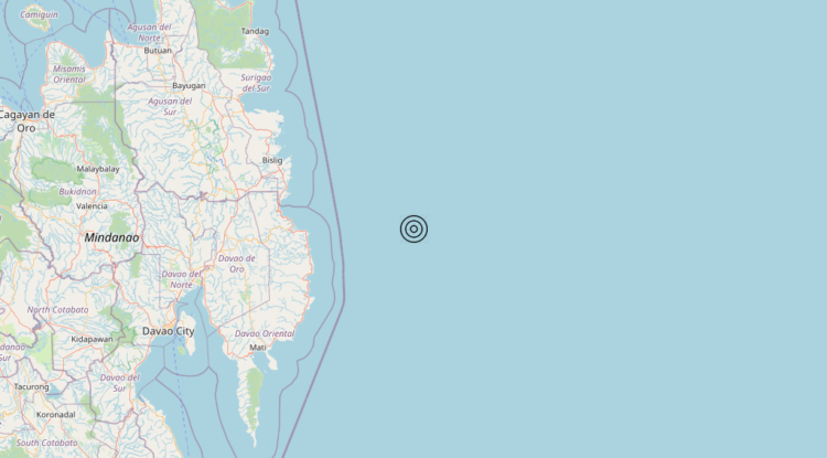 Terremoto Philippines [Sea] – Magnitudo 5.6